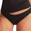 Seafolly Women’s Standard Hipster Full Coverage Bikini Bottom Swimsuit(Eco Collective Black)