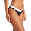 Seafolly Women’s Standard Hipster Full Coverage Bikini Bottom Swimsuit(Gia Black)