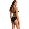 Seafolly Women’s Standard Hipster Full Coverage Bikini Bottom Swimsuit(Lulu Black)