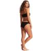 Seafolly Women’s Standard Hipster Full Coverage Bikini Bottom Swimsuit(Marrakesh Black)