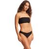 Seafolly Women’s Standard Hipster Full Coverage Bikini Bottom Swimsuit(Marrakesh Black)