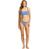 Seafolly Women’s Standard Hipster Full Coverage Bikini Bottom Swimsuit(Mesh Effect Azure)