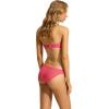 Seafolly Women’s Standard Hipster Full Coverage Bikini Bottom Swimsuit(Mesh Effect Hot Pink)