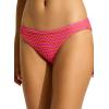 Seafolly Women’s Standard Hipster Full Coverage Bikini Bottom Swimsuit(Mesh Effect Hot Pink)