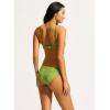 Seafolly Women’s Standard Hipster Full Coverage Bikini Bottom Swimsuit(Oasis Sage)