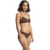 Seafolly Women’s Standard Hipster Full Coverage Bikini Bottom Swimsuit(Sea Dive Tiramisu)