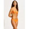 Seafolly Women’s Standard Hipster Full Coverage Bikini Bottom Swimsuit(Soundwave Turmeric)