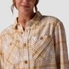 Stoic, Aspen Elbow Patch Flannel – Women’s(Egret Tonal Plaid)