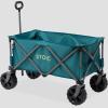 Stoic, Essentials Quad Fold All Terrain Wagon, Hydro, One Size(Hydro)