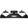 Thule JawGrip paddle holder – rooftop oar carrier – Windsurfing mast carrier – Carry 2 paddles or oars – t-track compatible – Durable rubber padding protects gear – 15lb weight limit