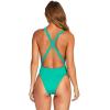 Vitamin A Women’s California High Leg Bikini Bottoms(Emerald Ecolux)