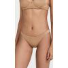 Vitamin A Women’s California High Leg Bikini Bottoms(Golden Glow Metallic)