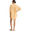 Vitamin A Women’s Swimwear Swimwear Playa Linen Boyfriend Shirt Swimsuit Cover Up(Creamsicle)