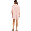 Vitamin A Women’s Swimwear Swimwear Playa Linen Boyfriend Shirt Swimsuit Cover Up(Sunkissed)
