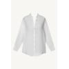 Vitamin A Women’s Swimwear Swimwear Playa Linen Boyfriend Shirt Swimsuit Cover Up(White)