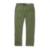 Volcom Mens Frickin Modern Fit Stretch Chino Pant(Squadron Green)