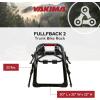 Yakima FullBack 3 Premium Trunk Bike Rack, Holds 3 Bikes, Tool-Free Installation, SuperCush ZipStrips, Foldable Arms, SKS Locks, Bottle Opener(Fullback 2)