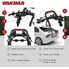 Yakima FullBack 3 Premium Trunk Bike Rack, Holds 3 Bikes, Tool-Free Installation, SuperCush ZipStrips, Foldable Arms, SKS Locks, Bottle Opener(Fullback 2)