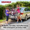 Yakima FullBack 3 Premium Trunk Bike Rack, Holds 3 Bikes, Tool-Free Installation, SuperCush ZipStrips, Foldable Arms, SKS Locks, Bottle Opener(Fullback 3)