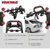Yakima FullBack 3 Premium Trunk Bike Rack, Holds 3 Bikes, Tool-Free Installation, SuperCush ZipStrips, Foldable Arms, SKS Locks, Bottle Opener(Fullback 3)