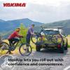 Yakima Platform Hitch Bike Rack, Rear Vehicle Bicycle Carrier with Tilting Tray for 2 Bikes, StageTwo, 1.25” Anthracite