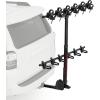 Yakima Versatile HangTight 4 Vertical Hanging Hitch Steel Bike Rack for 2 Inch Hitch Receivers with Fully Padded Cradles and Tilting Design, Black(6 Vertical Hanging Hitch)