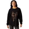 ARIAT Womens Canvas Oversized T-Shirt(Black)