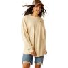 ARIAT Womens Canvas Oversized T-Shirt(Summer Sand)