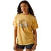 ARIAT Women’s Darlin Rose T-Shirt(Rattan)