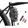 Bike Frame Carrier Strap MTB with Tire Plugger Kit, Stwap by Delta Cycle, Mountain Bike Strap with Integrated Storage Loops for CO2 Inflator, Tubes, Bike Tool Kit and More(Repair Strap with Tire Plugger Kit)