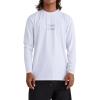 Billabong Men’s All Day Wave Loose Fit Long Sleeve Rashguard 50+ Uv Protection(White)