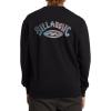 Billabong Men’s Short Sands Crewneck Sweatshirt(Black)