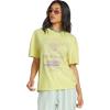 Billabong Women’s Logo Relaxed Fit Short Sleeve Tee(Sunspell)
