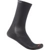 CASTELLI A/C 18 Sock, Ultralight Breathable Cycling Socks, Durable Construction for Hot Weather Performance for Men & Women(Black)