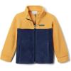 Columbia unisex-baby Steens Mt II Fleece(Raw Honey/Collegiate Navy)