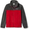 Columbia unisex-baby Steens Mt II Fleece(Shark/Mountain Red)