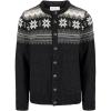 Dale of Norway Veafjord Masculine Cardigan – Men Cardigan Sweater – Regular-Fit(Dark Charcoal Smoke Cream)
