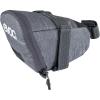EVOC SEAT BAG TOUR saddle bag, Bicycle frame bag for more storage space on the seat post (size: M, 0.7 L storage space, abrasion-resistant, water-repellent, Hypalon reinforcement), Carbon Grey(Carbon Grey)