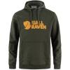 Fjällräven mens Fjallraven Logo Hoodie(Deep Forest)