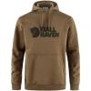 Fjällräven mens Fjallraven Logo Hoodie(Wood Brown)