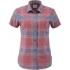 Flylow Women’s Anderson Shirt – Plaid Button-Up Short-Sleeve Shirt for Mountain Biking & Casual Wear(Garnet/Moonstone Plaid)