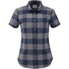 Flylow Women’s Anderson Shirt – Plaid Button-Up Short-Sleeve Shirt for Mountain Biking & Casual Wear(Night/Mist Plaid)