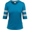 Flylow Women’s Hawkins Shirt – ¾ Length Sleeve T-Shirt for Mountain Biking, Hiking, & Trail Running(Marine)