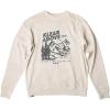 KAVU Core Crew Cotton Sweatshirt(Oatmeal)