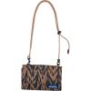 KAVU Islamorada Crossbody Bi Fold Wallet with Rope Strap(Chevron Shore)