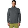Mountain Hardwear, Route Out 1/2-Zip Pullover – Men’s, Stealth Grey, L