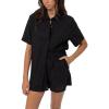 Rhythm Classic Lounge Shirt – Women’s, Black, M