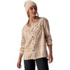 Stoic, Aspen Elbow Patch Flannel – Women’s(Egret Tonal Plaid)