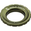 Wolf Tooth Centerlock Rotor Lockring Silver(Olive)