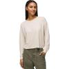prAna Womens Cozy Up Long Sleeve Crew(Canvas)